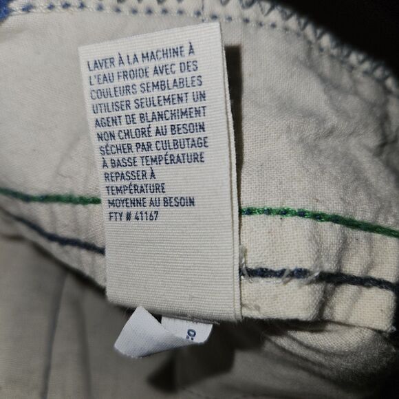 American Eagle Mens Blue Flat Front Shorts 34W | Casual Chino Summer Style - Picture 8 of 11